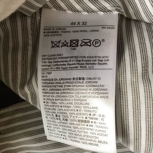 MODERN SLIM-FIT DARK GREY DRESS PANT, 44x32 - Picture 7 of 8